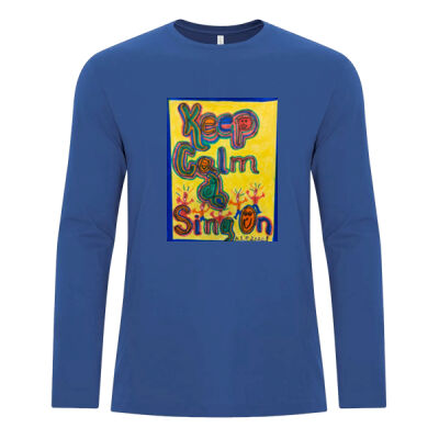 Keep Calm & Sing On Long Sleeve Tee Thumbnail