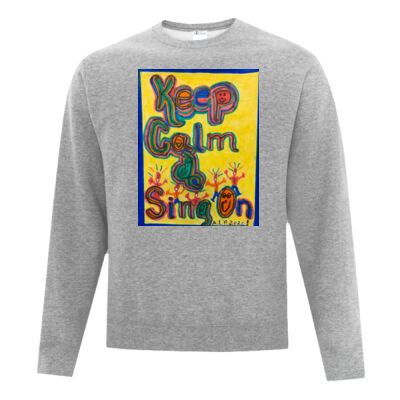 Keep Calm & Sing On Crew Neck Thumbnail
